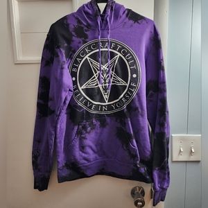 Purple & Black Tye Dye Blackcraft Cult Hoodie